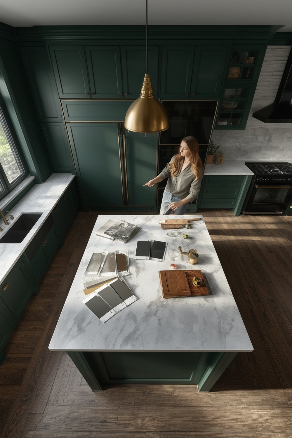 color drenching kitchen - Illustration 1